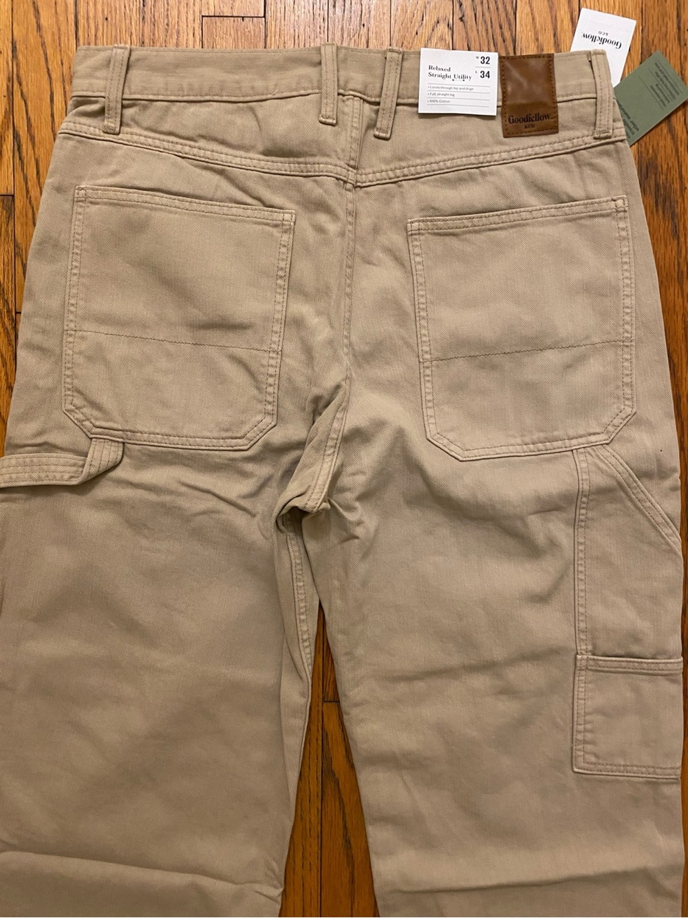 Goodfellow & Co Relaxed Straight Rugged Utility Pants 32x34 BNWT